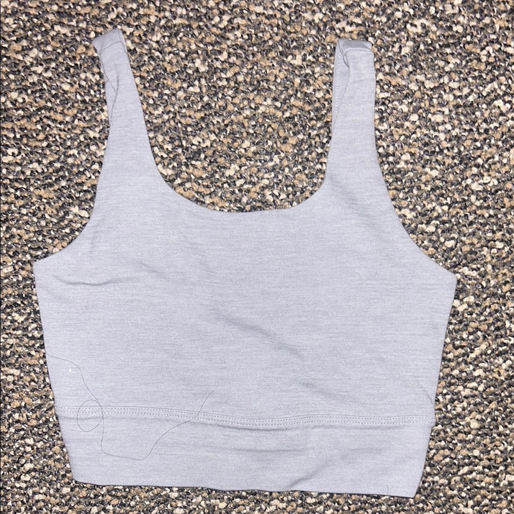Gray Nike Crop Top
